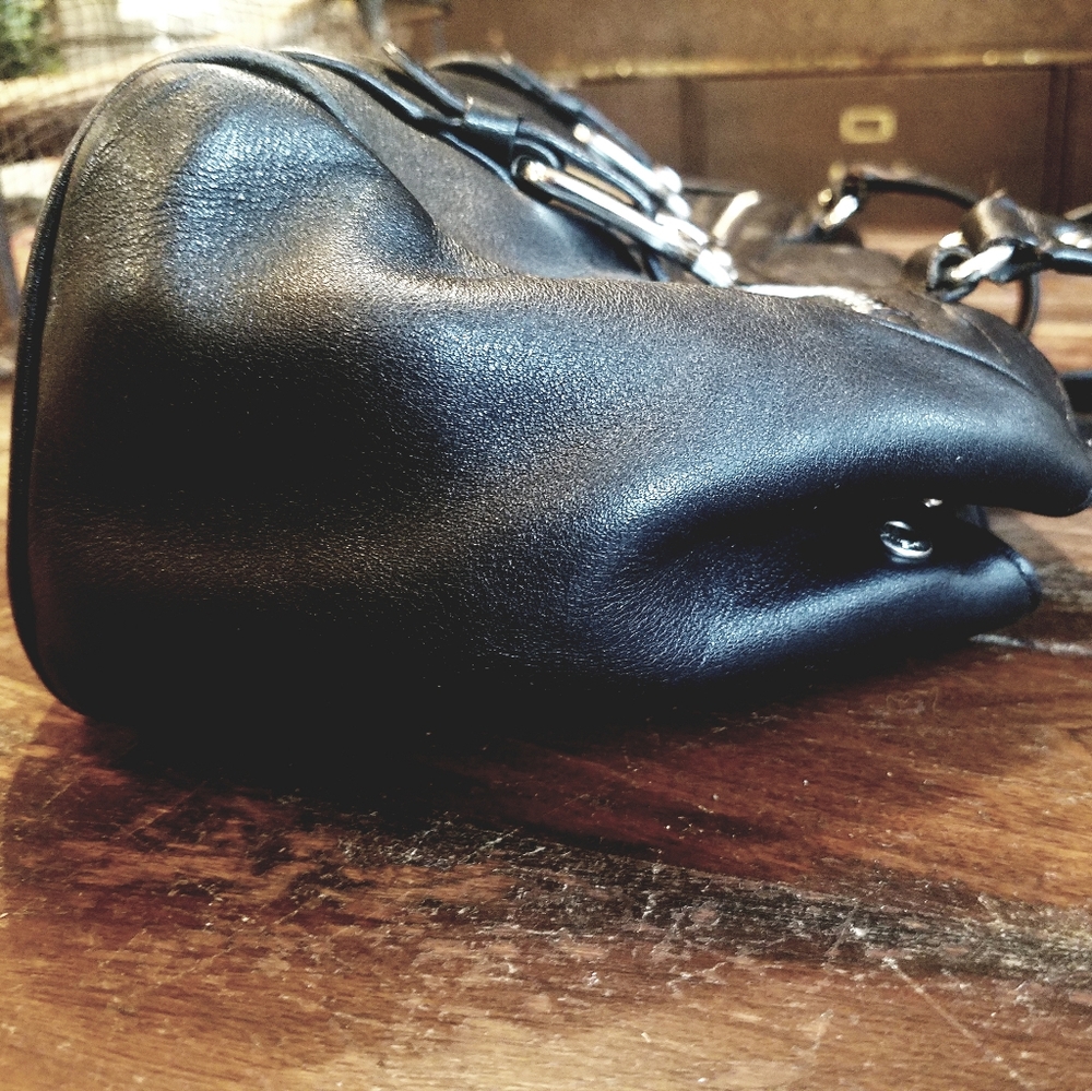 Cole Haan black leather handbag - Picture 8 of 8